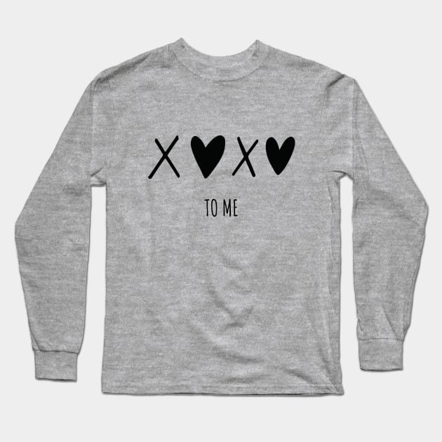 Hugs and kisses design Long Sleeve T-Shirt by TextureMerch